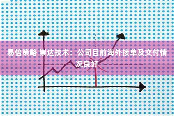 易倍策略 崇达技术：公司目前海外接单及交付情况良好